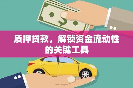 梅列质押贷款，解锁资金流动性的关键工具
