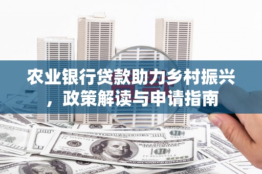 梅列农业银行贷款助力乡村振兴，政策解读与申请指南