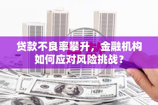 梅列贷款不良率攀升，金融机构如何应对风险挑战？