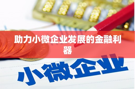 梅列助力小微企业发展的金融利器