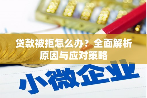 梅列贷款被拒怎么办？全面解析原因与应对策略